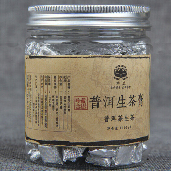 Original Health Care Canned Cha Pu'er Tea Cream Yunnan Pu-erh Green Tea 100g