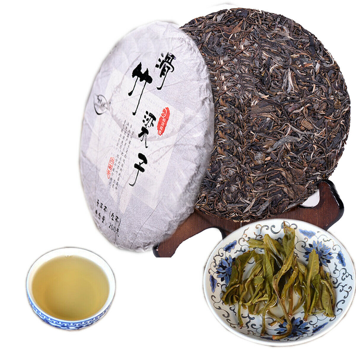 Pu-erh Raw Tea Cake High Mountain Ancient Trees Early Spring Pure Material 200g