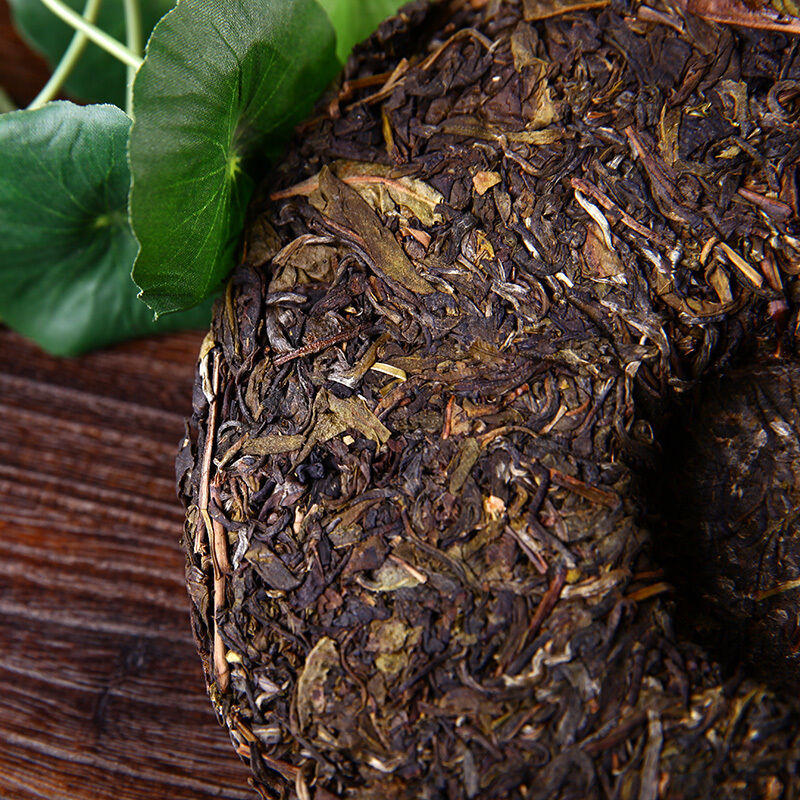 Organic Green Food China Yunnan Puerh Tea Cake Cha Puer Menghai Sheng Tea 357g