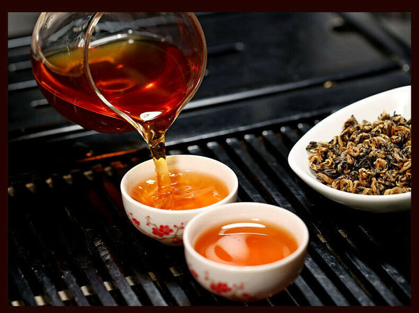 Yunnan Golden Snail Buds "JingLuoYa" Dian Hong Black Tea Chinese Tea Loose Leaf