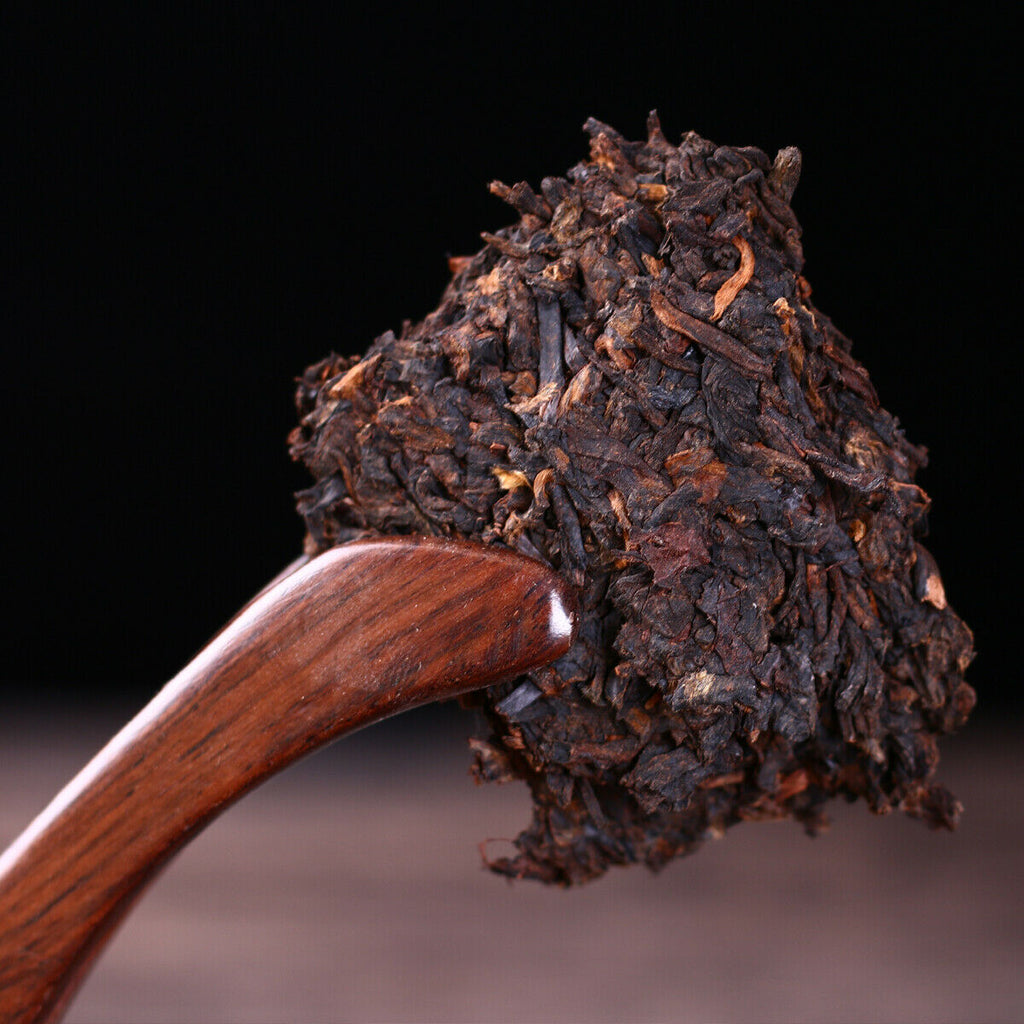 Ripe Puer Tea Cake Yunnan Brown High Mountain Ecological Pu erh Cooked Tea 200g