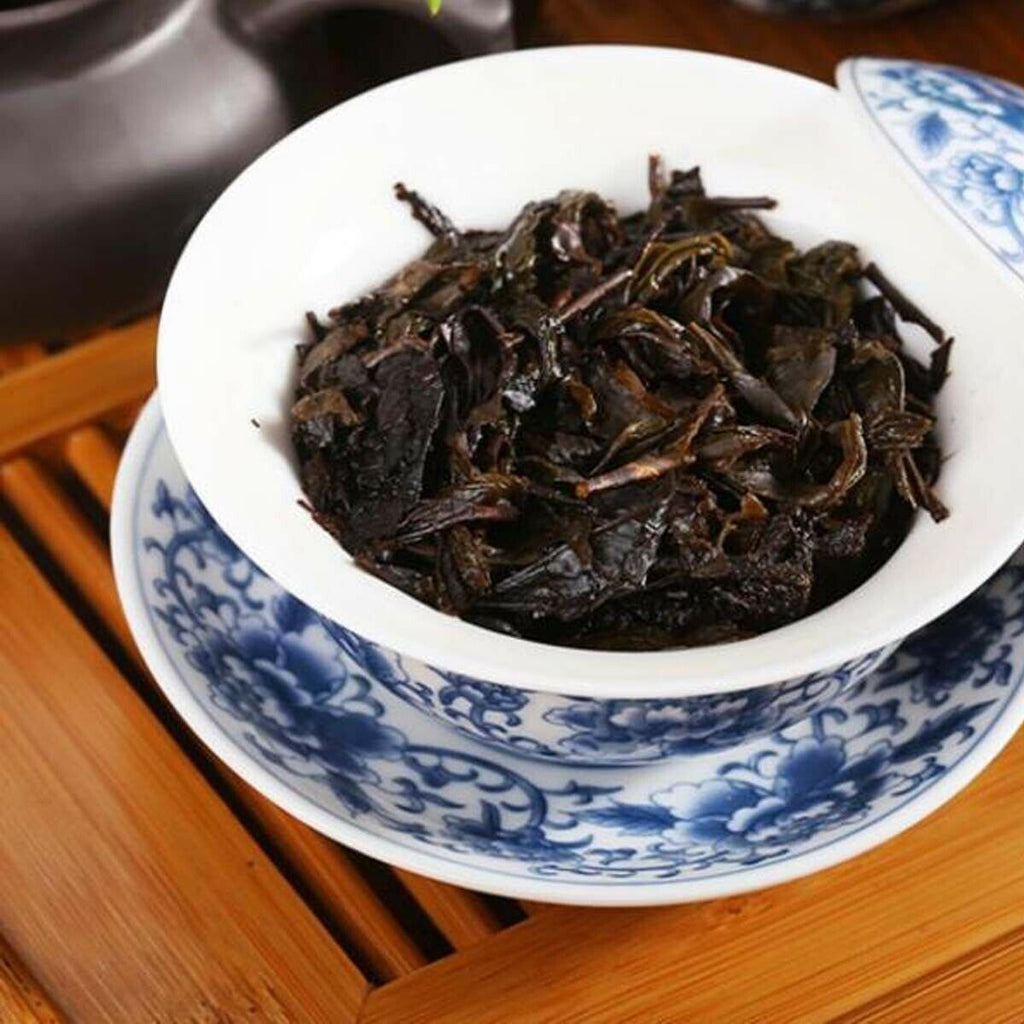 Pu-erh Ripe Tea Natural BoKu Ancient Tree Golden Bud Puerh Tea Brick Yunnan 250g
