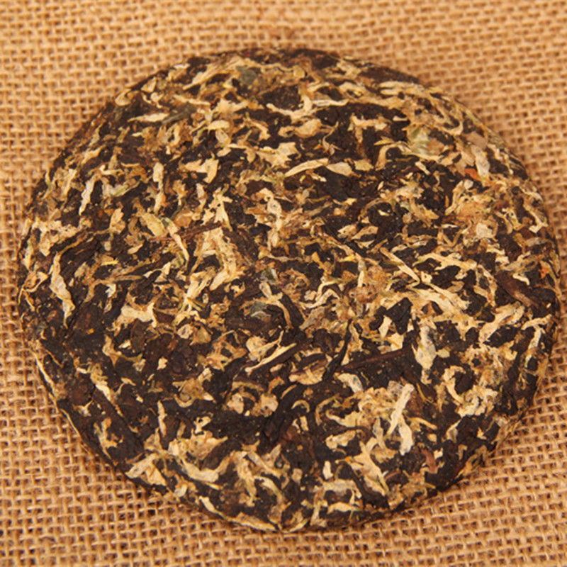 TemuTea 100g China Yunnan Pu'er Tea Cooked Tea Chrysanthemum Flavor Puer Black Pu-erh Tea