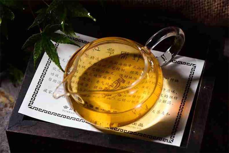 Pu-erh tea Cha tea Pure ancient trees Puerh tea Classic wild field incense 357g