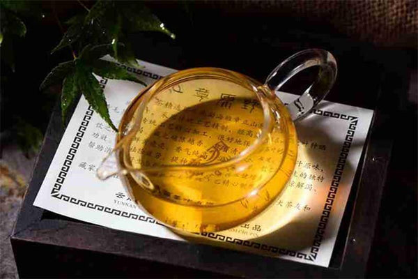 Pu-erh tea Cha tea Pure ancient trees Puerh tea Classic wild field incense 357g