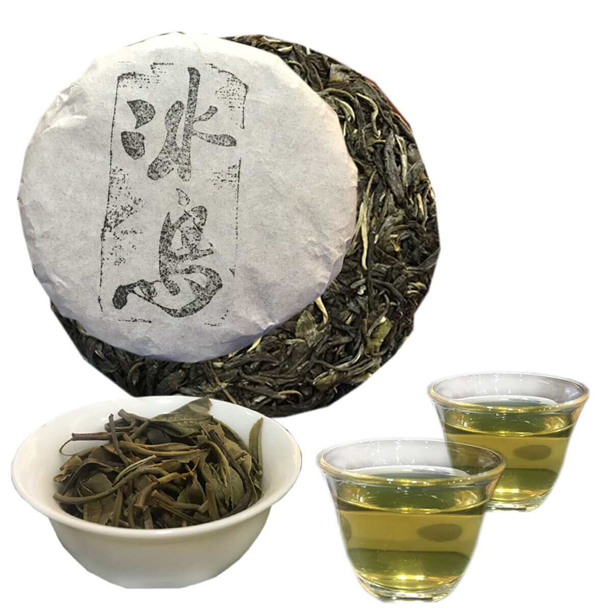 Bing Dao Sheng Pu-erh Healthy Care Chinese Yunnan Premium Cha Puer Tea Cake 100g Secondary image