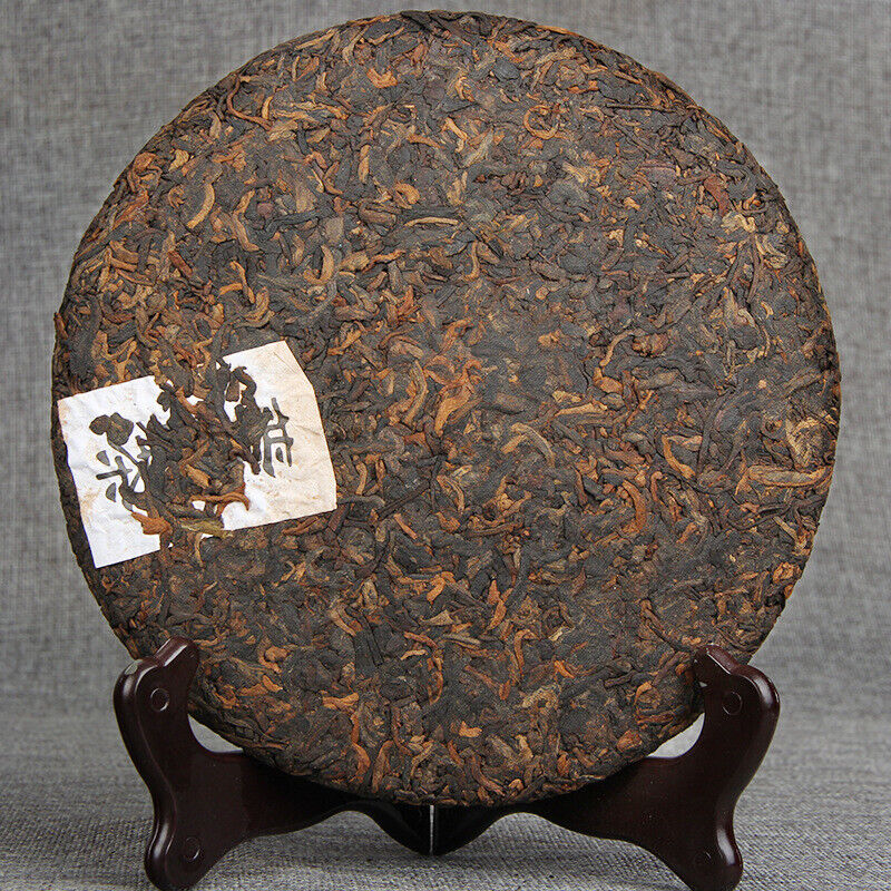Tasty Golden Bud Ripe Tea Big Leaf Pu'er Tea Cake High Quality Black Tea 357g Main image