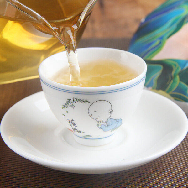 Tea Brick Pu'er Cha Tea High Quality Menghai Ancient Tree Pu-erh Green Tea 357g