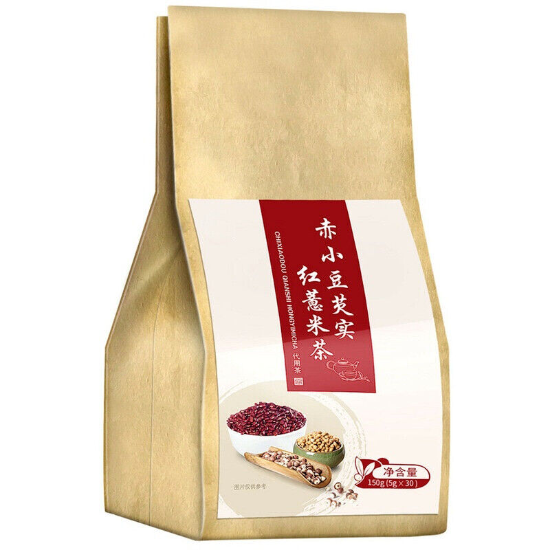 Red Beans Barley Health Tea Chinese Specialty 红豆薏米茶 赤小豆芡实去湿气养生茶 5g*30小袋