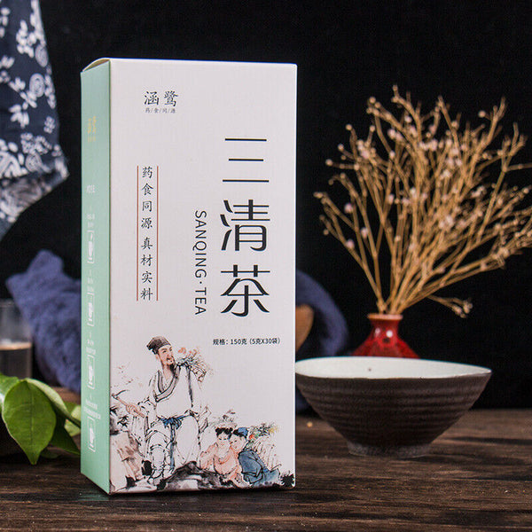 Sanqingcha Mint Cassia Rose Red Dates Herbal Tea Natural Organic Herbs Tea 50g