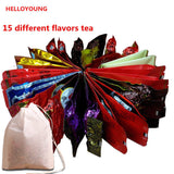 15 Kinds of Chinese famous Tea Milk Oolong Tea Tieguanyin Dahongpao Black Tea Green Tea