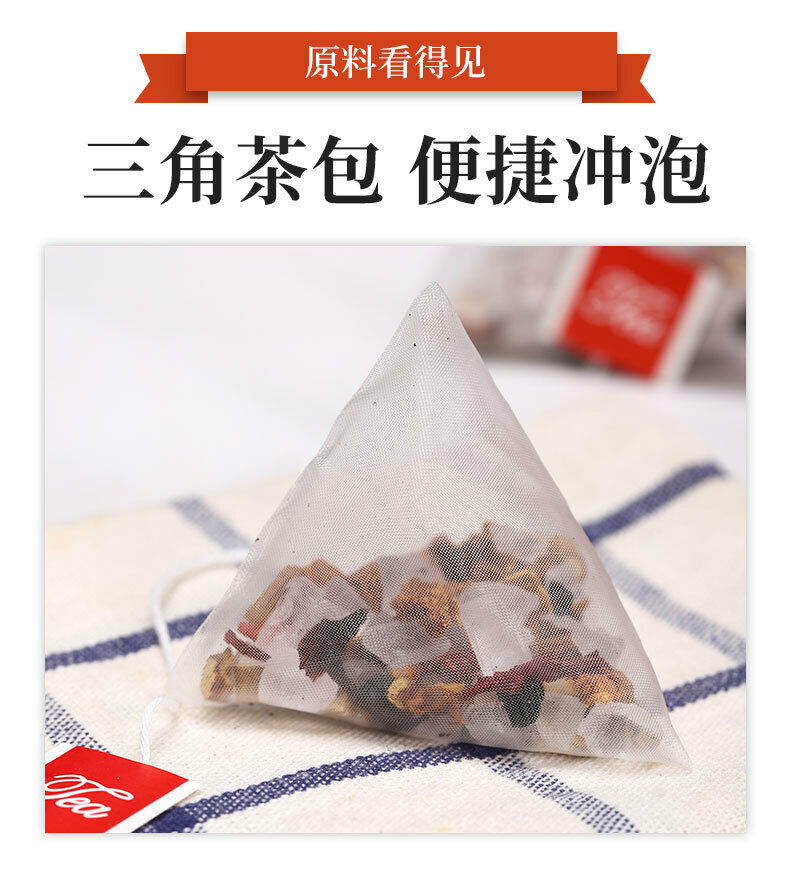 Triangle Bag Tea 500g Packaging Syrup of Plum Tea Bags Chinese Herbal Tea 10gx50