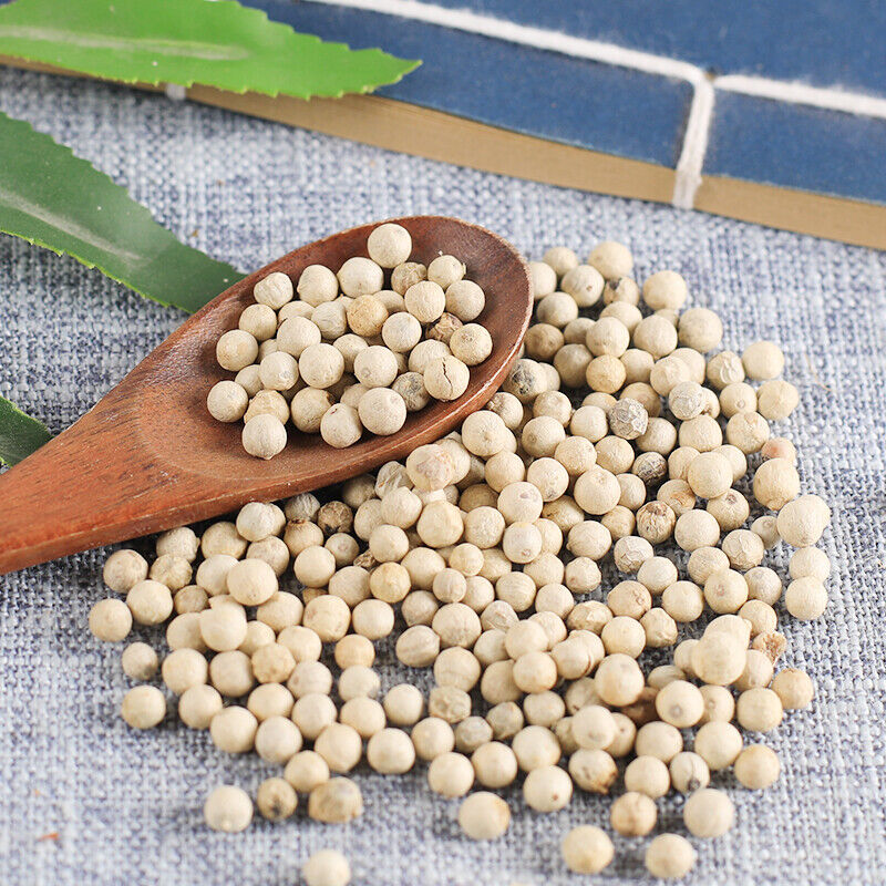 Chinese Herbs Cooking Materials Baihujiaoli White Pepper 250g/500g 白胡椒粒 Secondary image