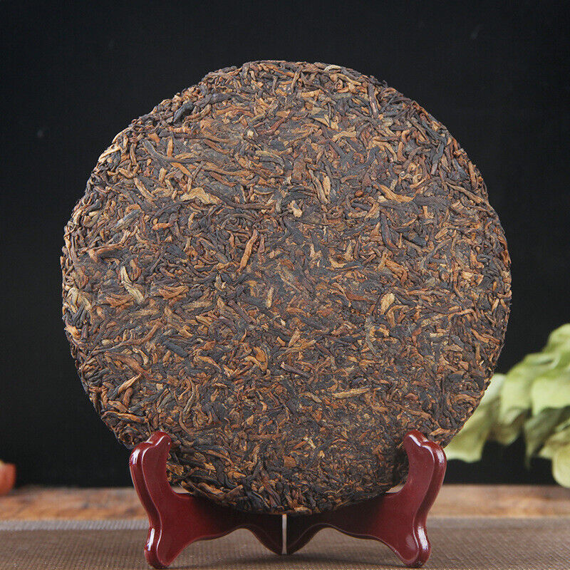 Pure Spring Tea Pu-Erh Ripe Tea Cake Chinese Black Tea Health Care Puer Tea 357g