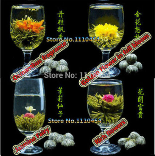 TemuTea 16 Kinds of Blooming Flower Tea Herbal Tea Great Fragrant Green Tea Handmade