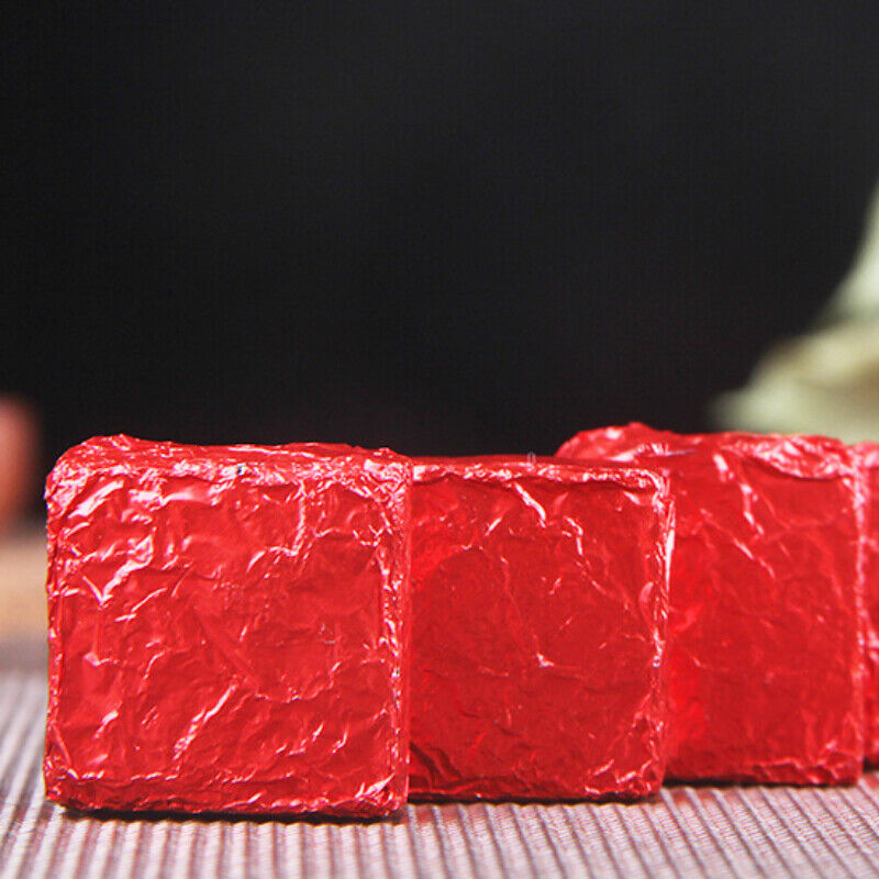 Square Brick Cooked Tea Black Tea Top-Grade Small Golden Brick Pu'er Tea 500g