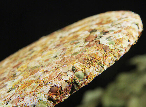 Pu-erh Tea Cake Raw Tea 357g Tea Flower Pu-erh Cake 谷花普洱茶饼生茶357g茶花普洱饼大雪山茶区普洱茶叶