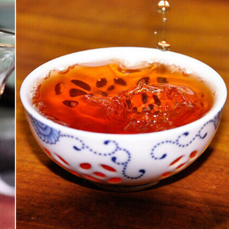 Ancient Tree Black Tea Yunnan Puerh Tea 7598 Ripe Pu-Erh Tea Cake Gift 357g Main image