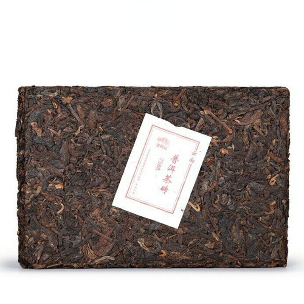 Anning Haiwan Lao Tong Zhi Yunnan Pu-erh Tea Tasty Ripe Puer Brick 7588 250g