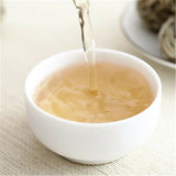 Shaped Handmade White Tea Bai Hao Yin Zhen Silver Needle Compressed Tea Ball