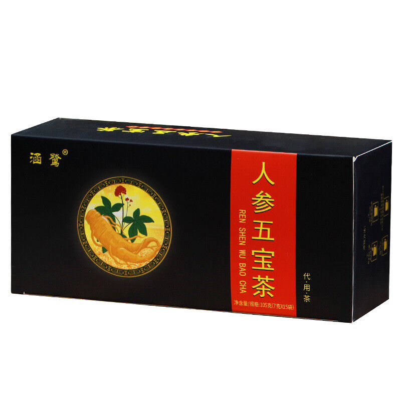 Hongzao Jupi Healthy Organic Herbs Teabag Five Treasures Herbal Tea 7g*15 Bags