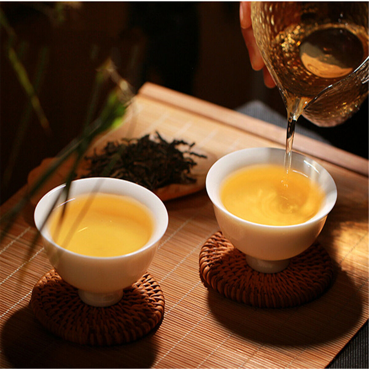 Cha Pu-Erh Tea Green Tea with Box Xiaguan Golden Silk TuoCha Puer Shen Puer 100g Main image