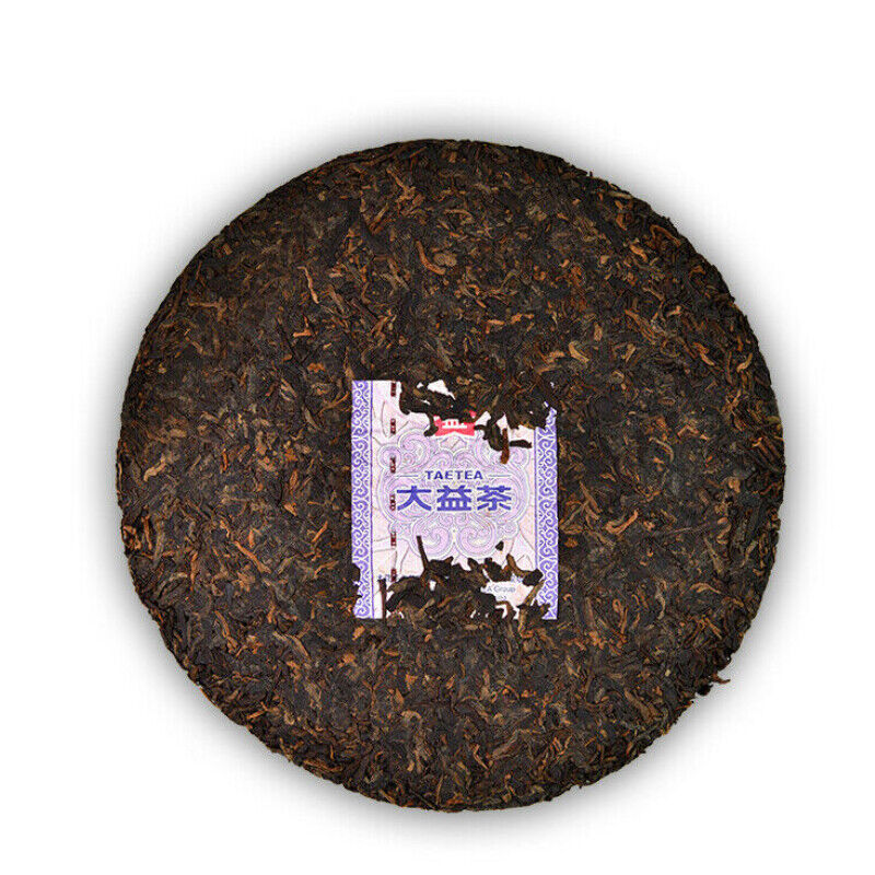 Dayi Pu'er Tea Cake TAETEA Ancient Tree Ripe Puer YU HUA NONG Menghai Tea 357g Main image