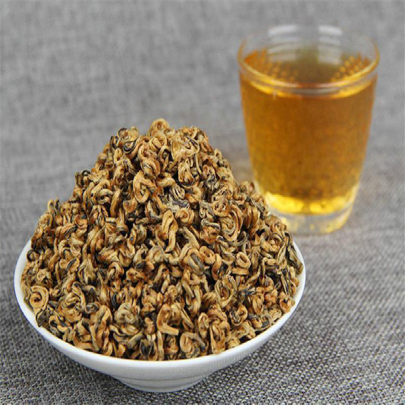 TemuTea 65g Yunnan Fengqing Dianhong Biluochun Tea Golden Screw Black Red Tea Green Food Secondary image