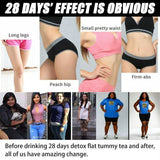 Detox Flat Tummy Tea 脂肪燃烧减肥排毒减肥茶 Detox Flat Tummy Tea Zhi Fang Ran Shao Jian Fei