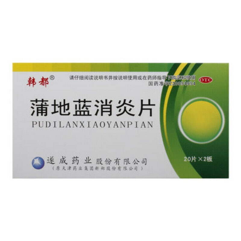 40 Tablets Handu Pu Di Lan Anti-inflammatory Tablet Chinese Herbal Medicine Pill Secondary image