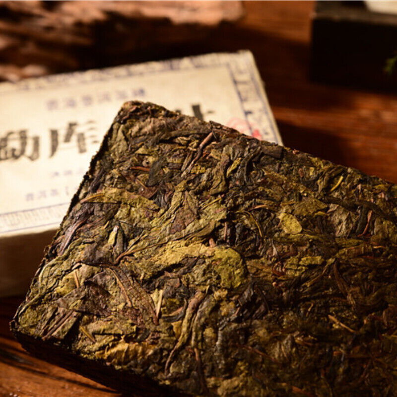 Premium Ancient Tree Green Tea Big Leaf Cha Tea Brick Yunnan Old Pu-Erh Tea 500g