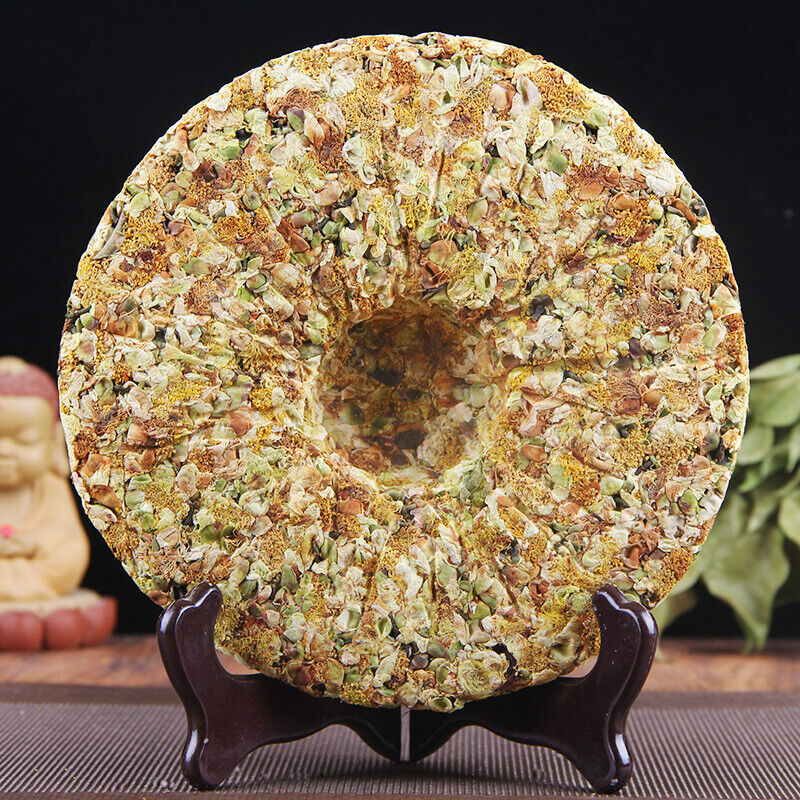 Pu-erh Tea Cake Raw Tea 357g Tea Flower Pu-erh Cake 谷花普洱茶饼生茶357g茶花普洱饼大雪山茶区普洱茶叶