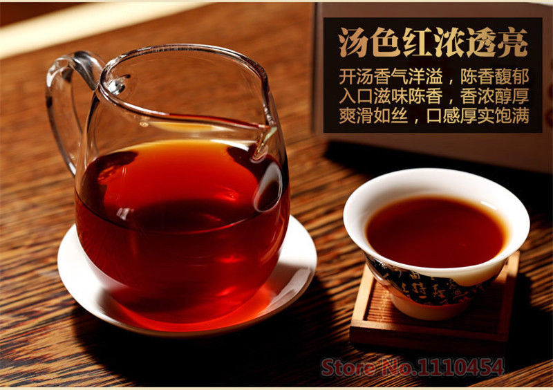 TemuTea Top Grade 500g Chinese Yunnan Original Puer Tea Health Care Tea Ripe Pu Er Puerh Tea