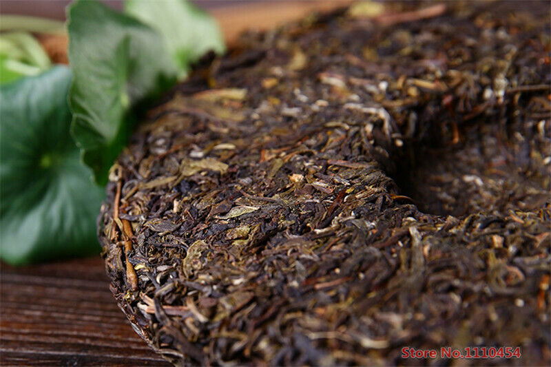 Organic Green Food China Yunnan Puerh Tea Cake Cha Puer Menghai Sheng Tea 357g