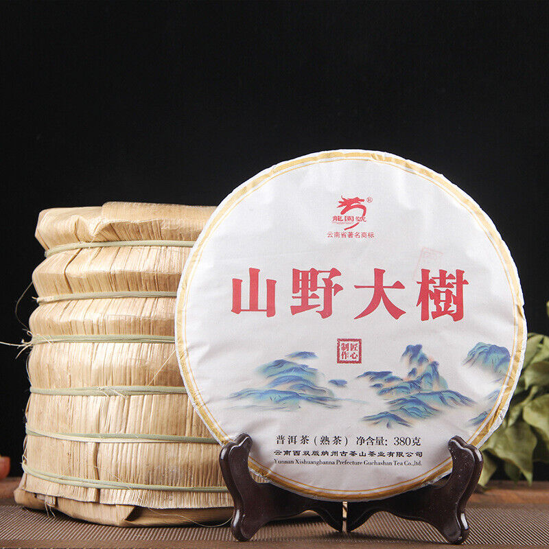 Yunnan Highly Recommended Old Tree Puerh Black Tea Pu-Erh Cooked Tea Cake 380g Secondary image
