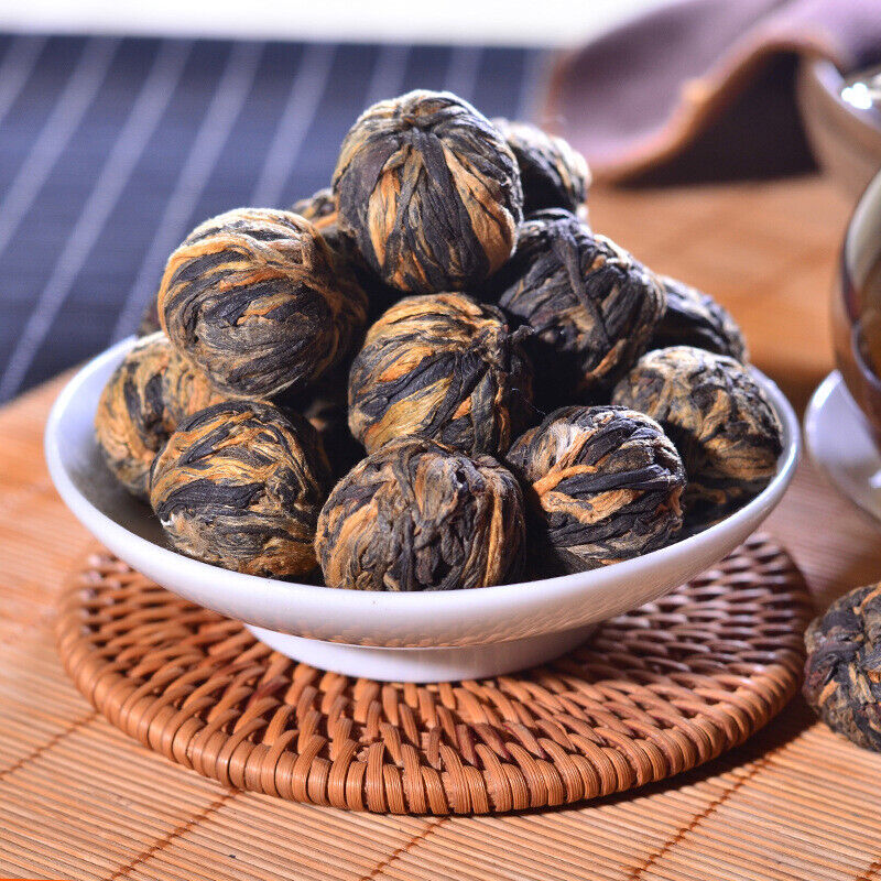 Handmade Dianhong Black Tea Small Gold Ball Diuretic Lower BPChinese Kongfu Tea Main image