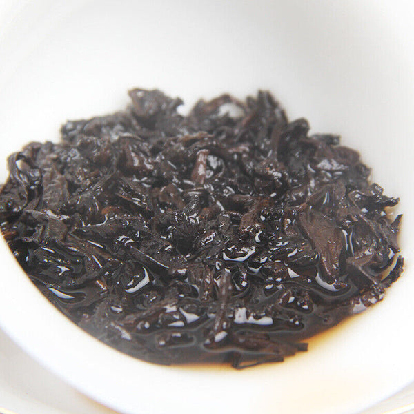 Ancient Tree Aged Tea Mellow Black Tea Menghai Golden Brick Ripe Pu'er Tea 250g