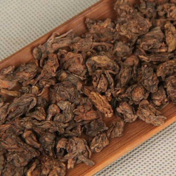Muzhi Pearl Lao Cha Tou Shu Puer Tea Yunnan Mini Old Ripe Puer Tea 200g