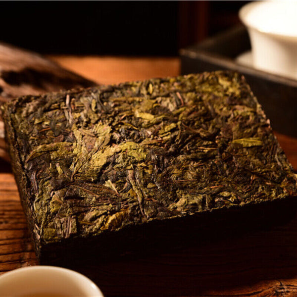 Premium Ancient Tree Green Tea Big Leaf Cha Tea Brick Yunnan Old Pu-Erh Tea 500g