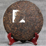 Pressed Tea Yunnan Ancient Trees Black Tea Organic Cooked Pu-Erh Tea Cake 357g