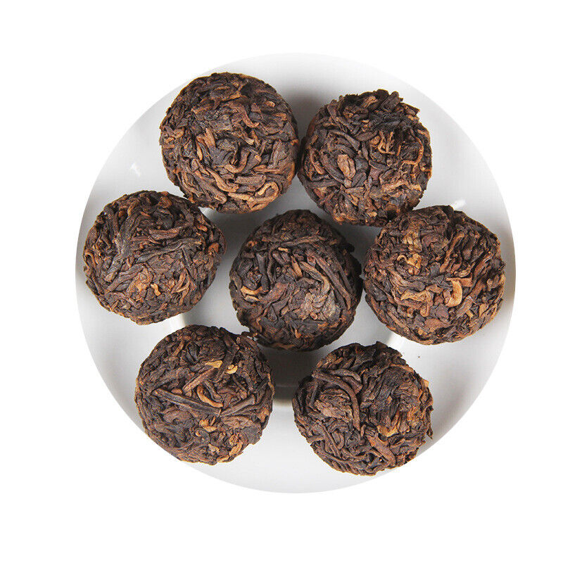 Small Grain Tea Ancient Tree Longzhu Tuocha Bulk Bingdao Cooked Pu'er Tea 500g Main image