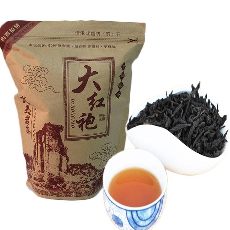 TemuTea 250g Oolong Da Hong Pao Tea Wu Long Wulong Dahongpao Black Tea Big Red Robe Tea