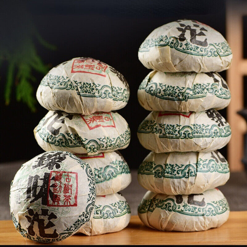 Top Menghai High Mountain Pu-erh Green Tea Yunnan Organic Cha Pu'er Tuocha 500g Main image