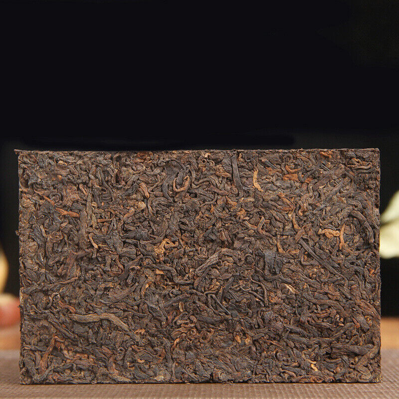 Ancient Tree Aged Tea Mellow Black Tea Menghai Golden Brick Ripe Pu'er Tea 250g Secondary image