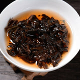 Yunnan Pu'er Ripe Tea Natural Big Leaf Puerh Tea Cake Top Chinese Dark Tea 357g