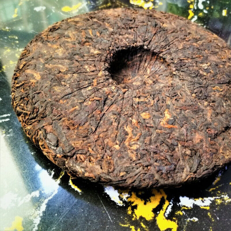Tangerine Peel Pu'er Cooked Tea Cake Yunnan Aged Old Tree Mandarin Tea 357g