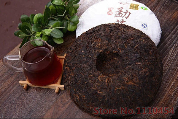 TemuTea 357g Classic Ripe Pu Er Tea Black Menghai Cooked Pu-erh Puer Red Slimming tea