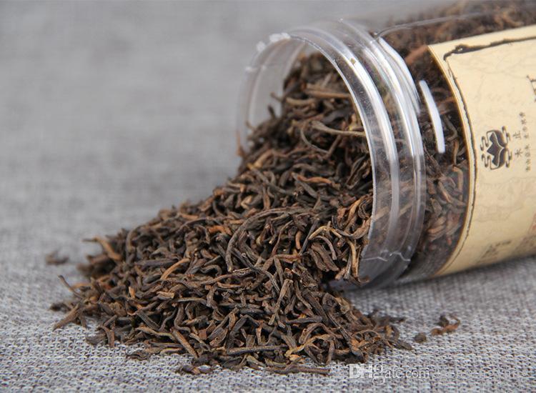Small Canned Puer Ripe Tea Organic Black Tea Healthy Drink Yunnan Pu Erh Tea 80g