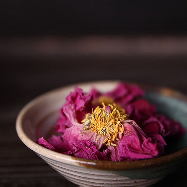 TemuTea 200g Quality Artistic Blooming Tea Peony Scented Puer Flower Nectar Fruit Herbal Tea