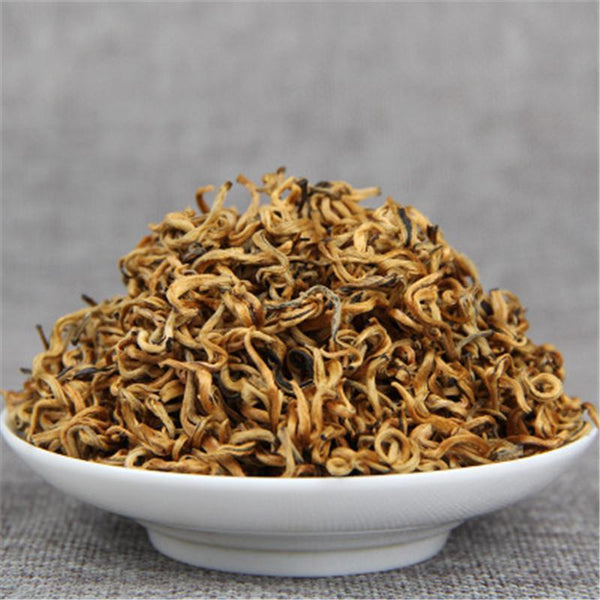 TemuTea 40g Yunnan Dianhong Black Tea Large Leaves Kung Fu Cha Red Honey Golden Buds Tea
